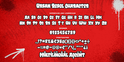 Urban Rebel Font Poster 6