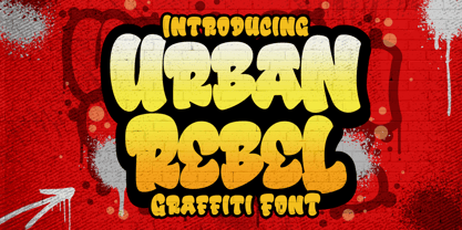 Urban Rebel Font Poster 1
