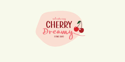 Cherry Dreamy Fuente Póster 1