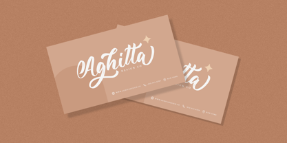 Aghitta Font Poster 6