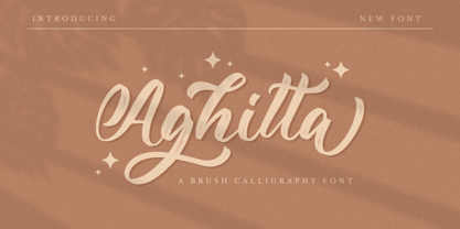 Aghitta Font Poster 1