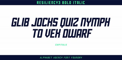 Resiliency3 Font Poster 3