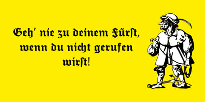 Trump Deutsch Font Poster 4