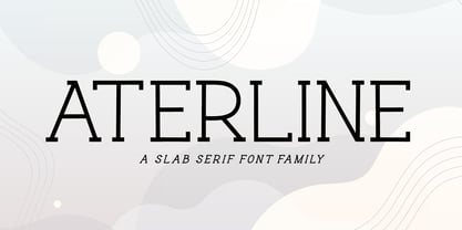 Aterline Font Poster 1