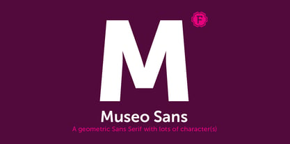Museo Sans Font Poster 1