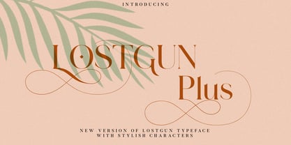 Lostgun Plus Font Poster 1