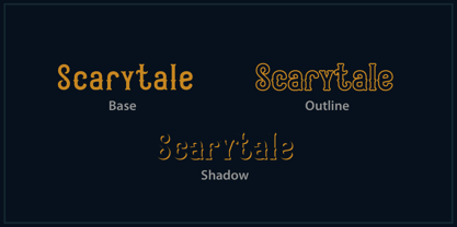 Scarytale Font Poster 2