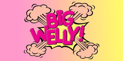 Big Welly Font Poster 2