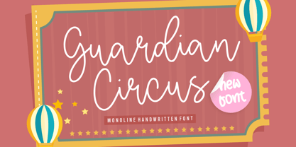 Guardian Circus Font Poster 1