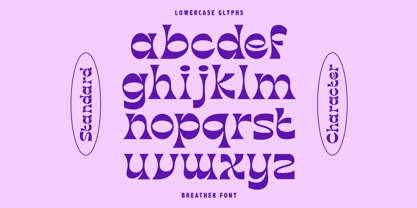 Breather Font Poster 3