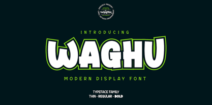 Waghu Font Poster 1