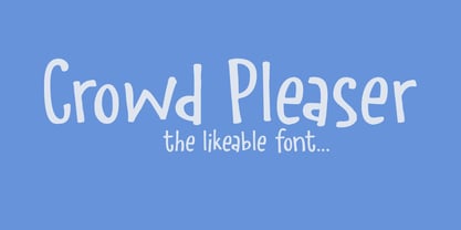 Crowd Pleaser Font Poster 1