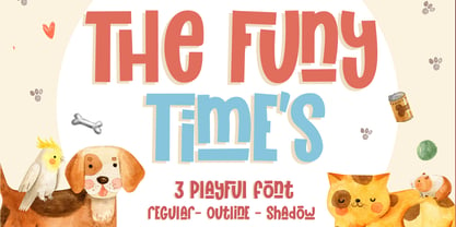 The Funy Times Font Poster 1