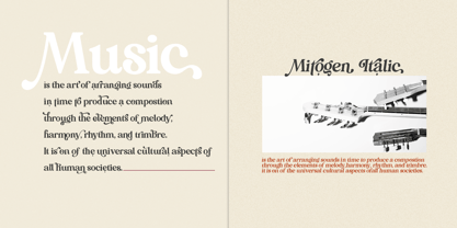Mitogen Display Font Poster 6