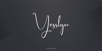 Yesslyn Font Poster 1