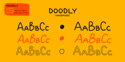 Doodly Font Poster 6