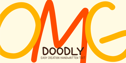 Doodly Font Poster 8