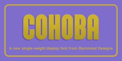 Cohoba Font Poster 1