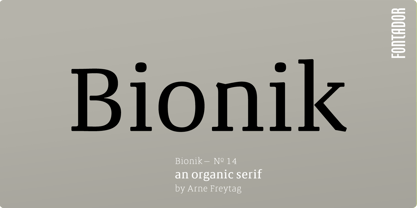 Bionik Font Poster 1