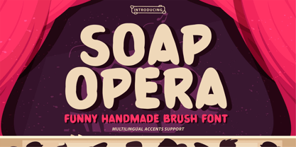 Soap Opera Font Poster 1