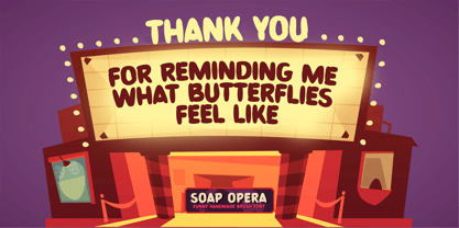 Soap Opera Font Poster 8