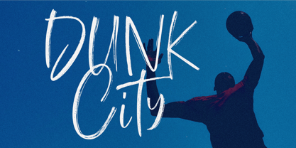 Dunk City Font Poster 1