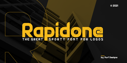 Rapidone Font Poster 1
