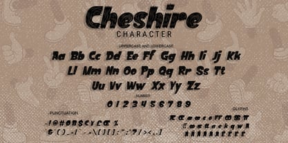 Cheshire Fuente Póster 5