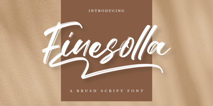 Finesolla Font Poster 1