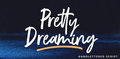 Pretty Dreaming Font Poster 1