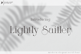 Lightly Sailler Font Poster 1