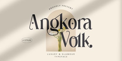 Angkora Volk Font Poster 1