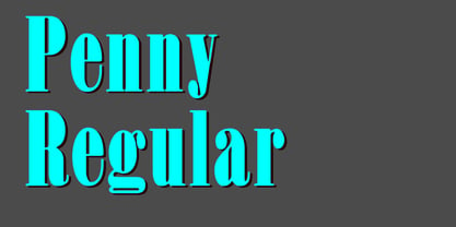 Penny Font Poster 4