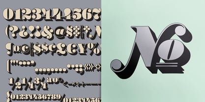 Worthe Numerals Font Poster 7