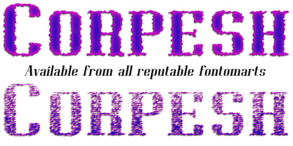 Corpesh Font Poster 5