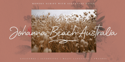 Romantica Signature Font Poster 12