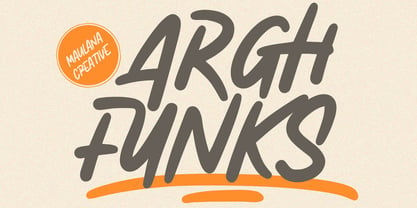 Arghfunks Font Poster 1