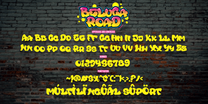 Beluga Road Font Poster 2