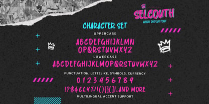 Selcouth Font Poster 8