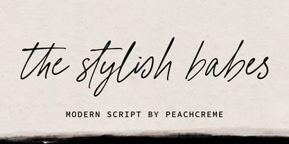The Stylish Babes Font Poster 1