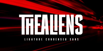Thealiens Font Poster 1