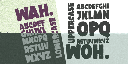 Wahwoh Font Poster 2