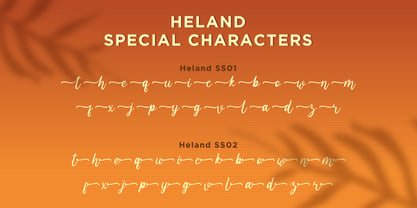 Heland Font Poster 7