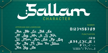 Sallam Font Poster 5