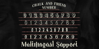 Chalk and Friend Font Poster 6