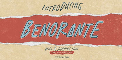 Benorante Font Poster 1