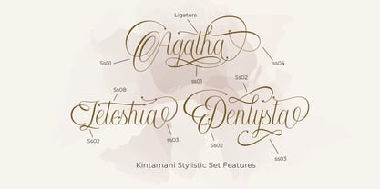 Kintamani Script Font Poster 6