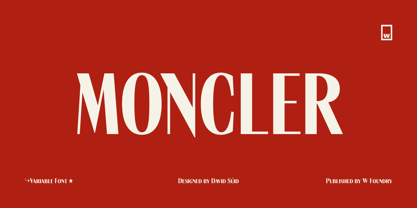 Moncler Font Poster 1