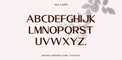 Kosans Font Poster 8