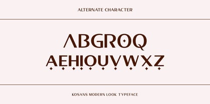 Kosans Font Poster 13